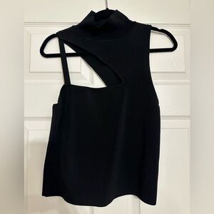 Alice + Olivia Black One Shoulder top